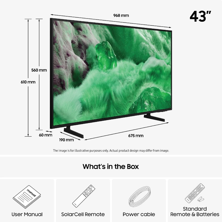Samsung 43" Q7F4 QLED 4K Smart TV (2025)