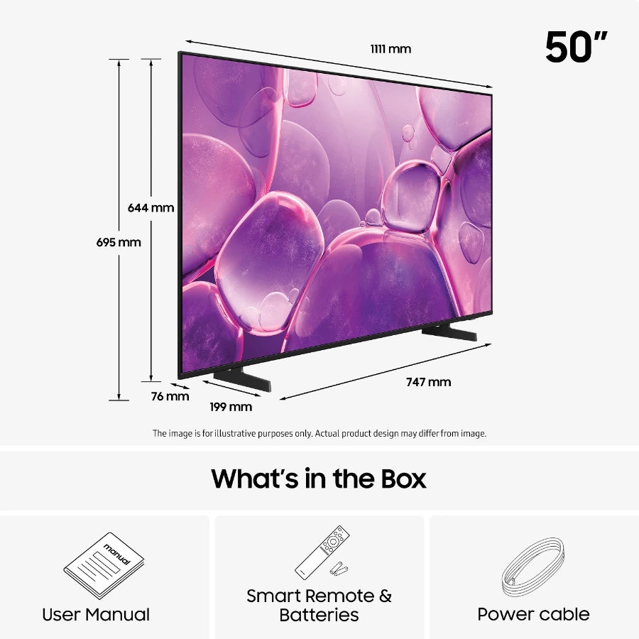 Samsung 50" U8075F UHD 4K Smart TV (2025)