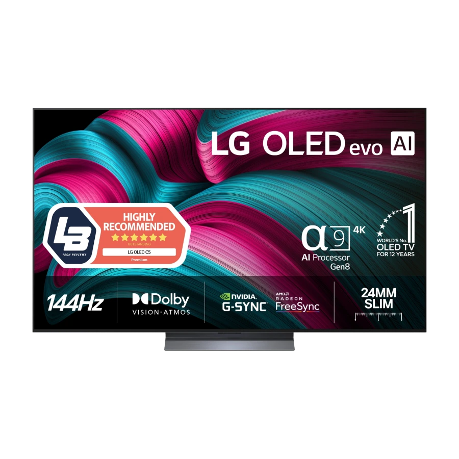 LG 77" OLED evo C5 4K TV 2025