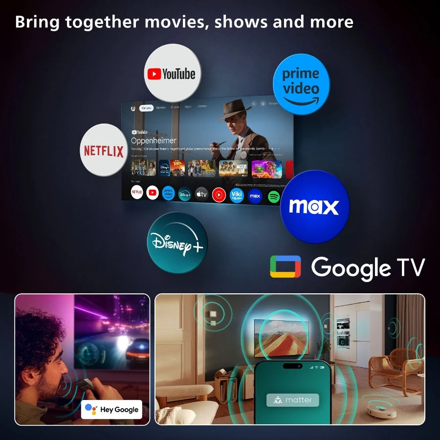 Philips 65" 4K OLED Ambilight Google TV (2025) 