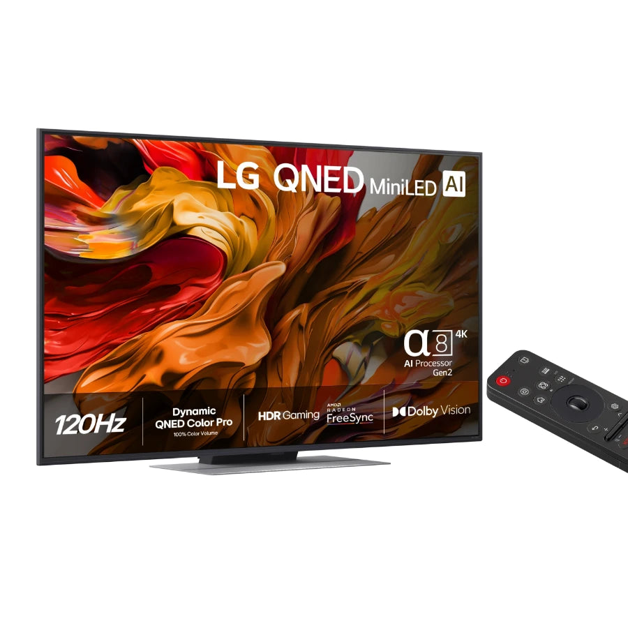LG 55" 4K QNED evo Edge MiniLED TV (2025) 55QNED87A6B