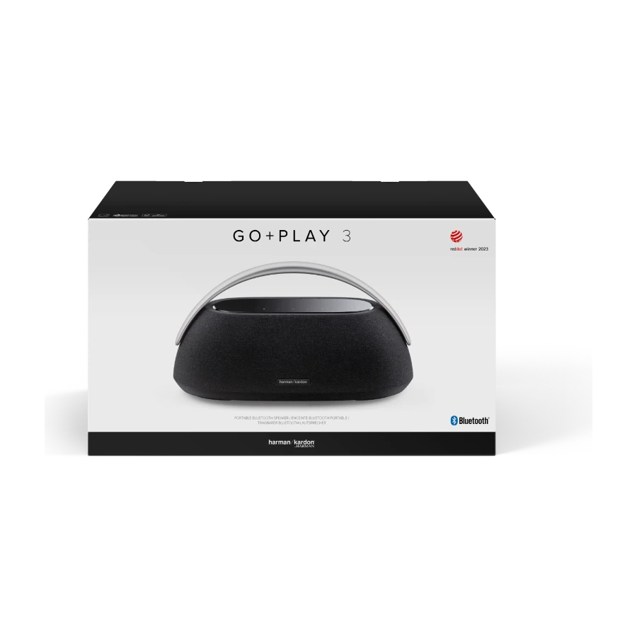 Harman Kardon Go + Play 3 Bluetooth-højttaler, Sort