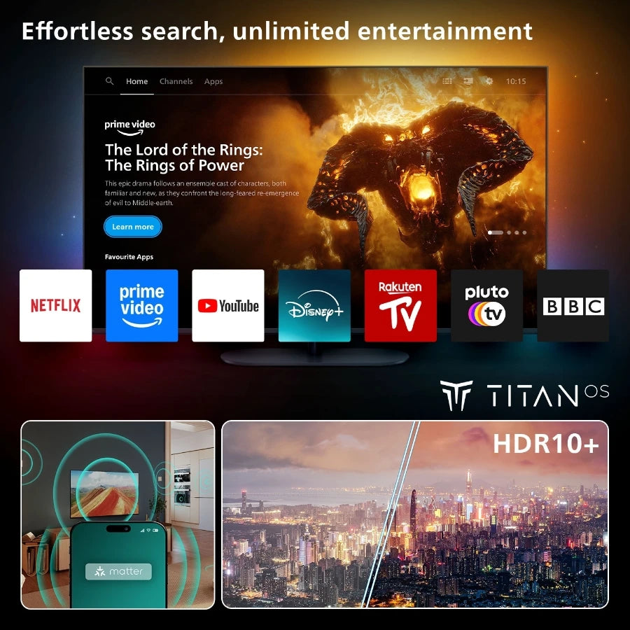 Philips 55" 4K LED TV (2025) 55PUS7000