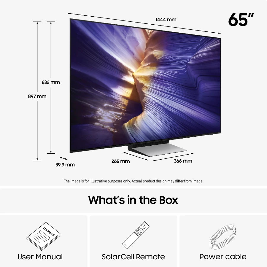 Samsung 65" S90F OLED 4K Smart TV (2025)