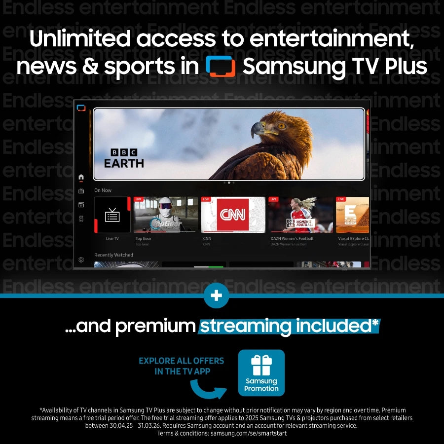 Samsung 43" U8075F UHD 4K Smart TV (2025)