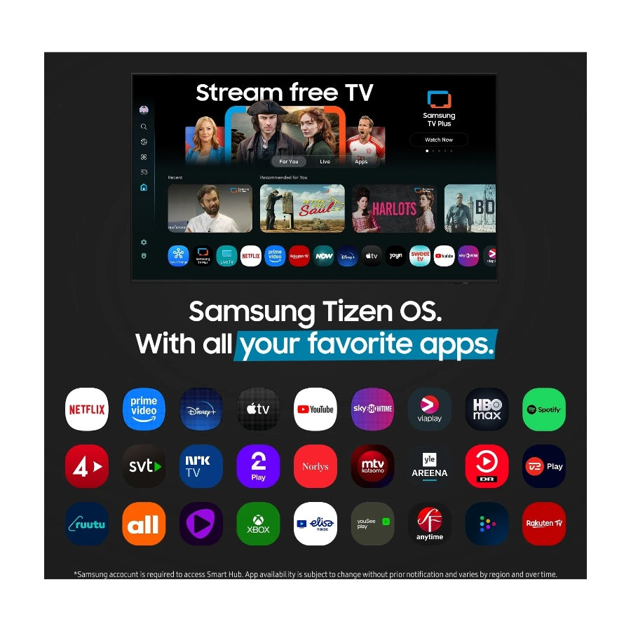 Samsung 43" U8075F UHD 4K Smart TV (2025)