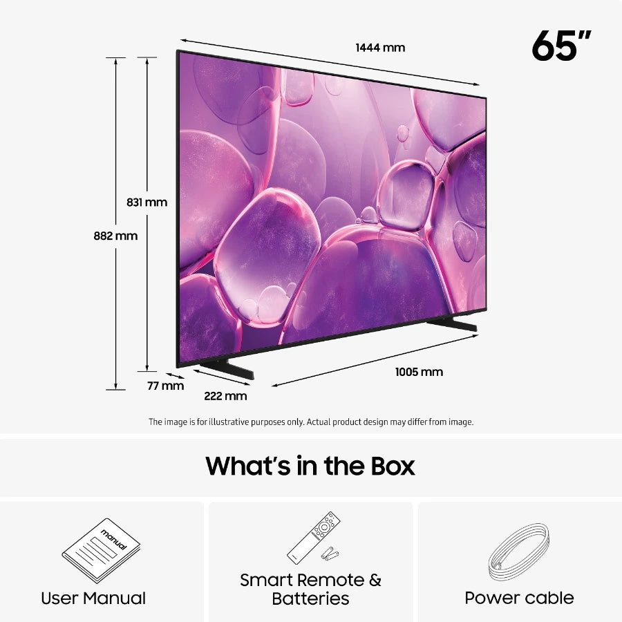 Samsung 65" U8075F UHD 4K Smart TV (2025)