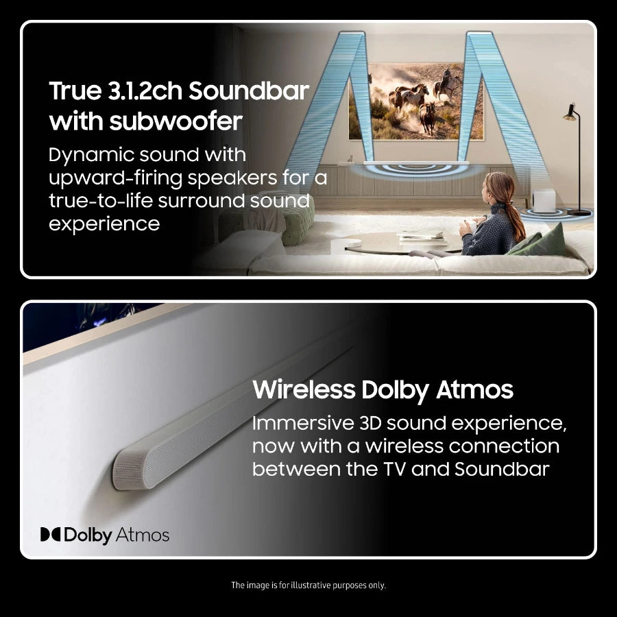 Samsung HW-S811D/XE Dolby Atmos soundbar, hvid