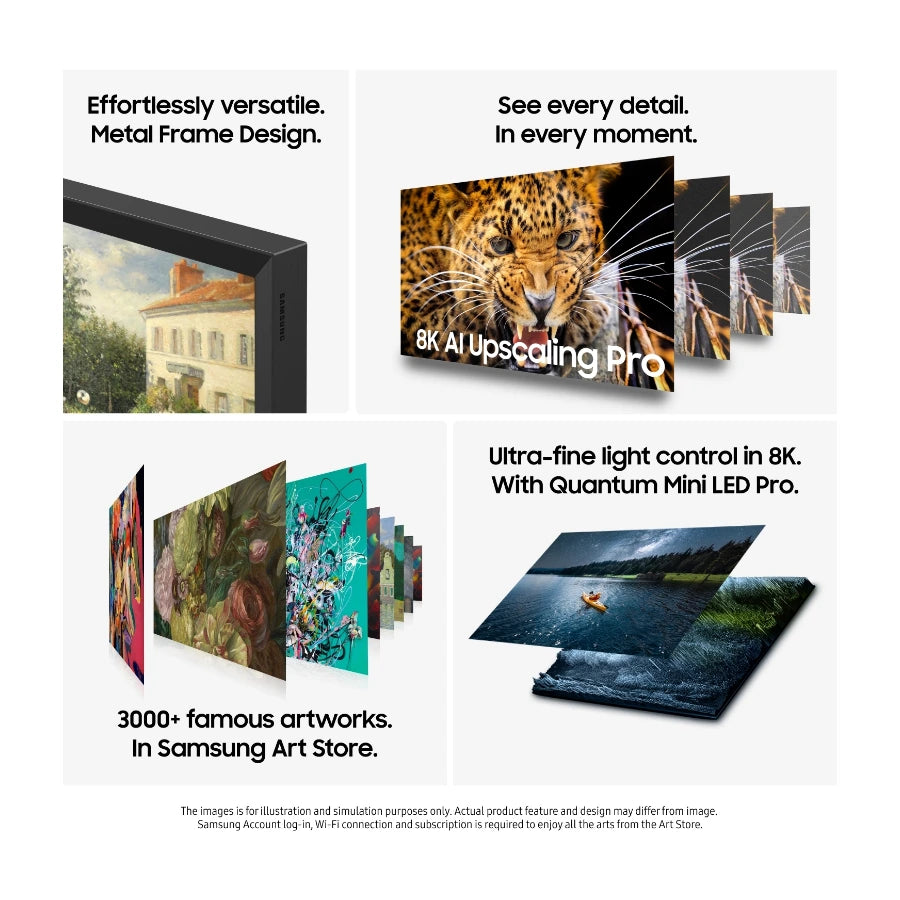 Samsung 65" QN900F Neo QLED 8K Mini LED Smart TV (2025) 