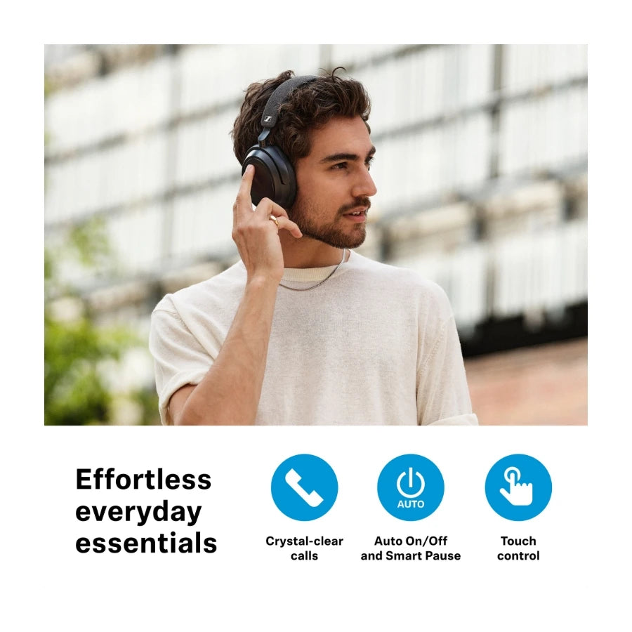Sennheiser Momentum 4 Wireless støjreducerende hovedtelefoner, Sort