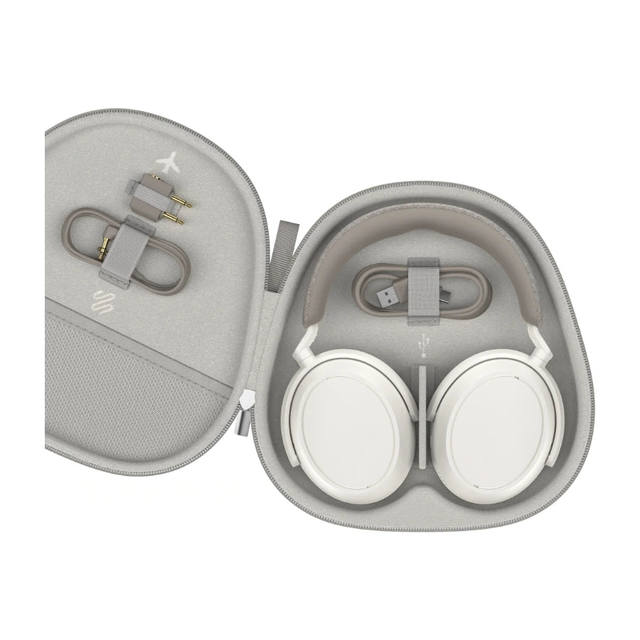 Sennheiser Momentum 4 Wireless støjreducerende høretelefoner, Hvid