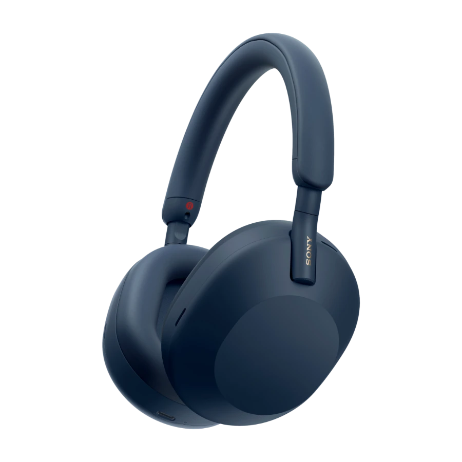Sony WH-1000XM5 trådløse støjreducerende hovedtelefoner, Blå