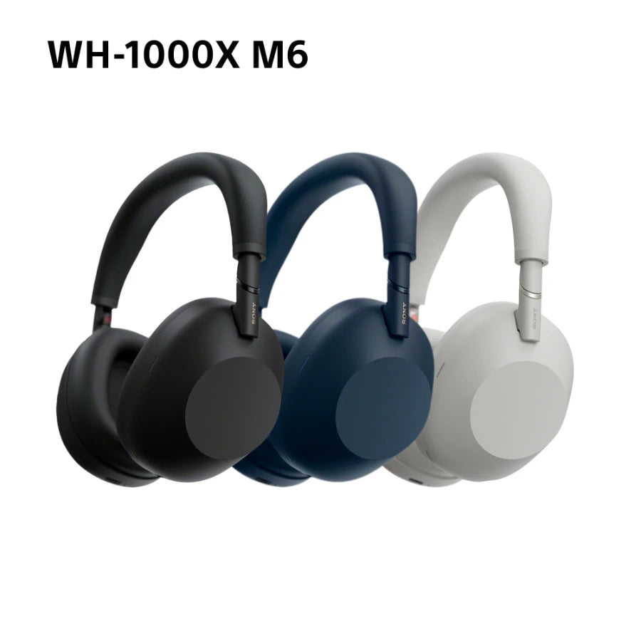 Sony WH-1000XM6 trådløse støjreducerende hovedtelefoner, Sort