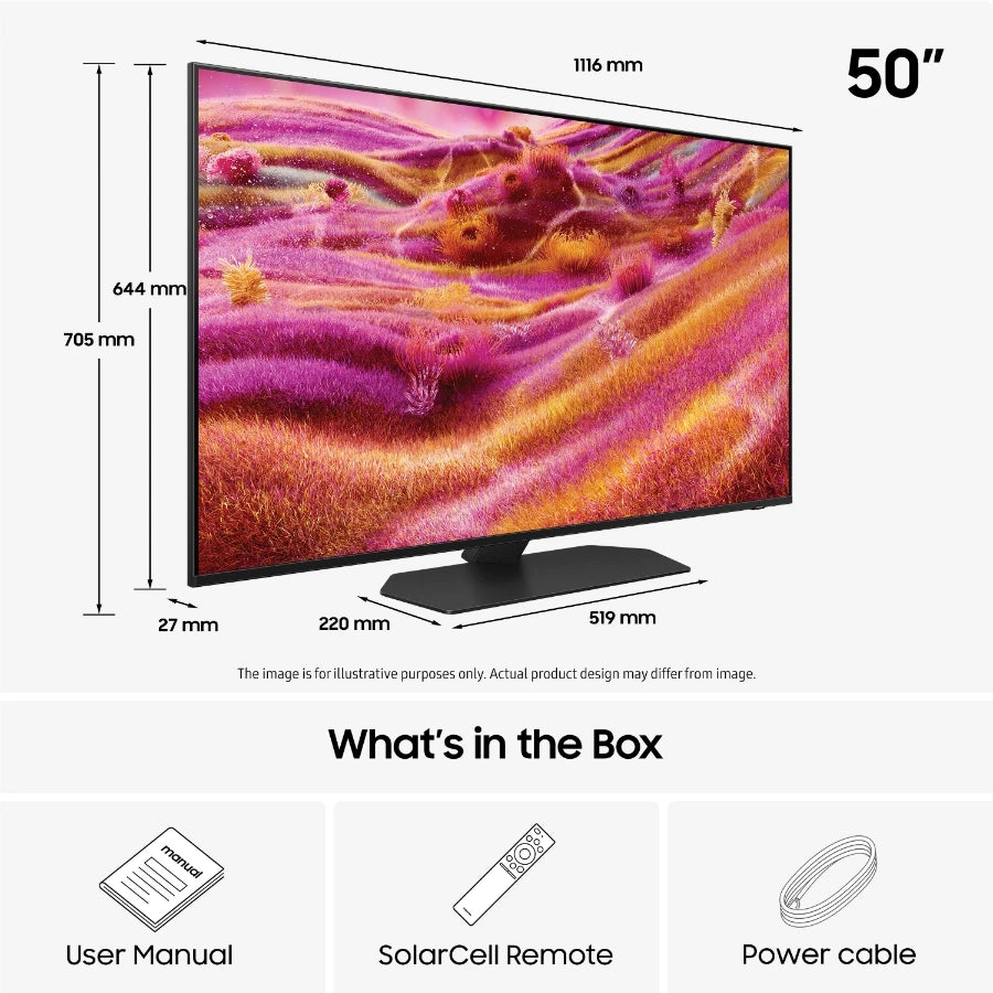 Samsung 50" QN90F Neo QLED 4K Mini LED Smart TV (2025)